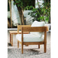 Bali Lounge Chair w/beige cushion SKU: PJO-3601-NAT-LC - Venini Furniture 