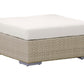 Cubix Ottoman w/off-white cushion SKU: 902-1349-KBU-O - Venini Furniture 