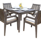 Poolside 5 PC Dining Set SKU: PJO-2701-GRY-5DA - Venini Furniture 