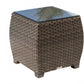 Samoa End Table SKU: 901-1347-ATQ-ET - Venini Furniture 