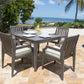 Poolside 5 PC Dining Set SKU: PJO-2701-GRY-5DA - Venini Furniture 