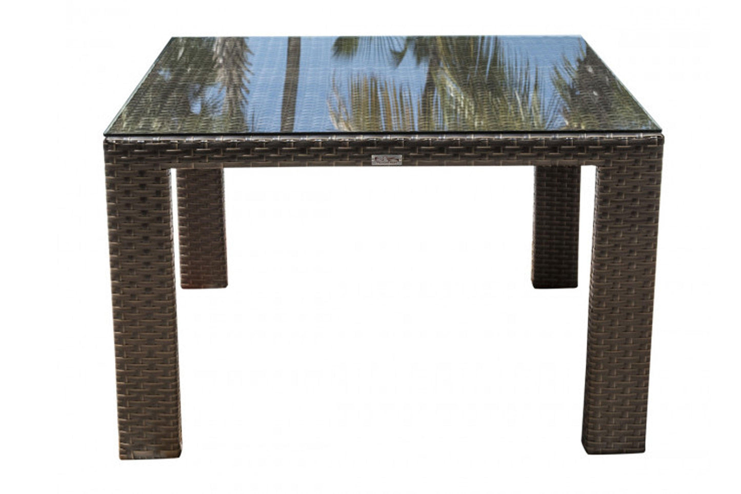 Samoa Square Woven Dining Table SKU: 901-3347-ATQ-ST - Venini Furniture 