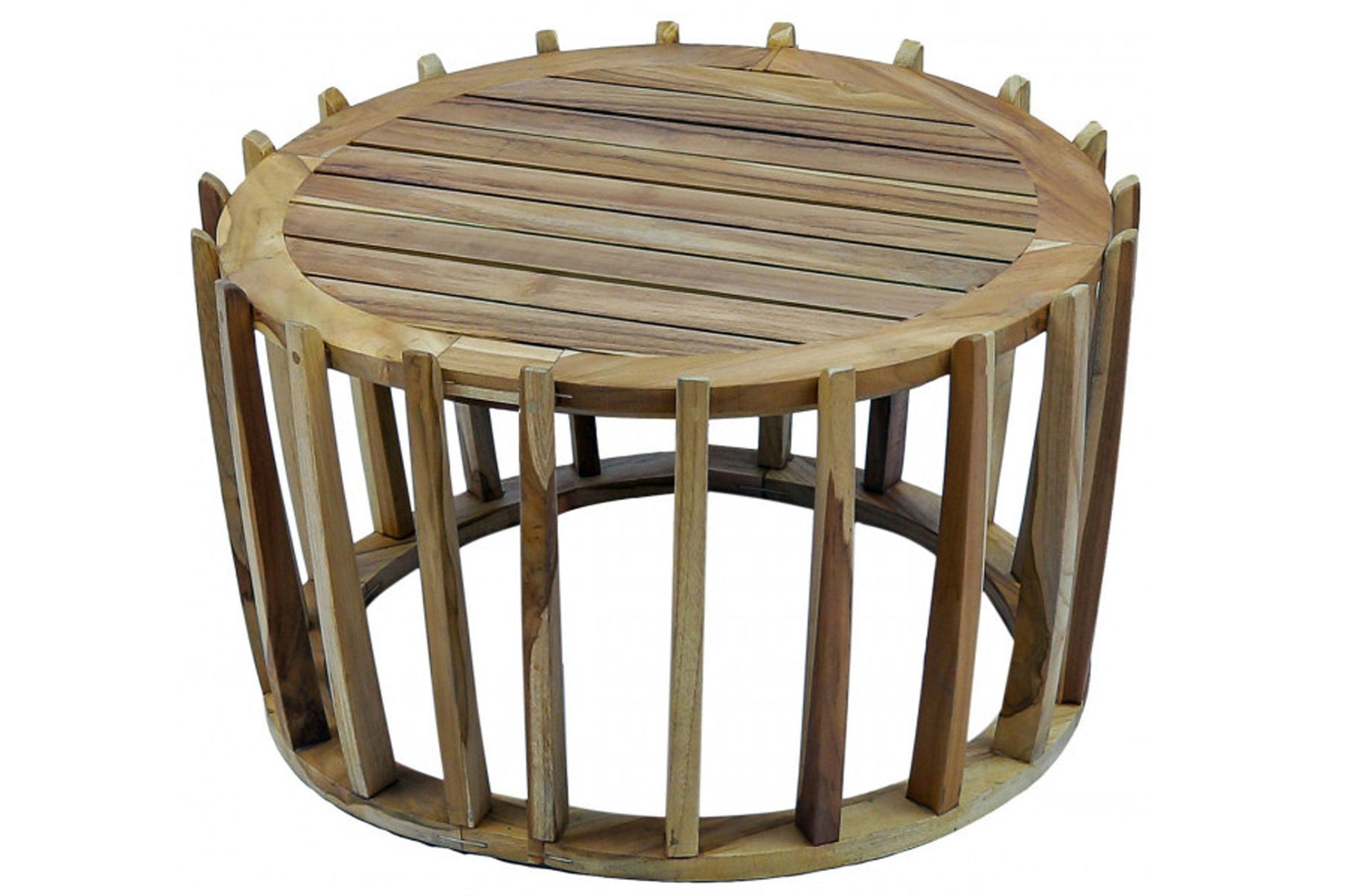 Throne Teak End Table - Venini Furniture 