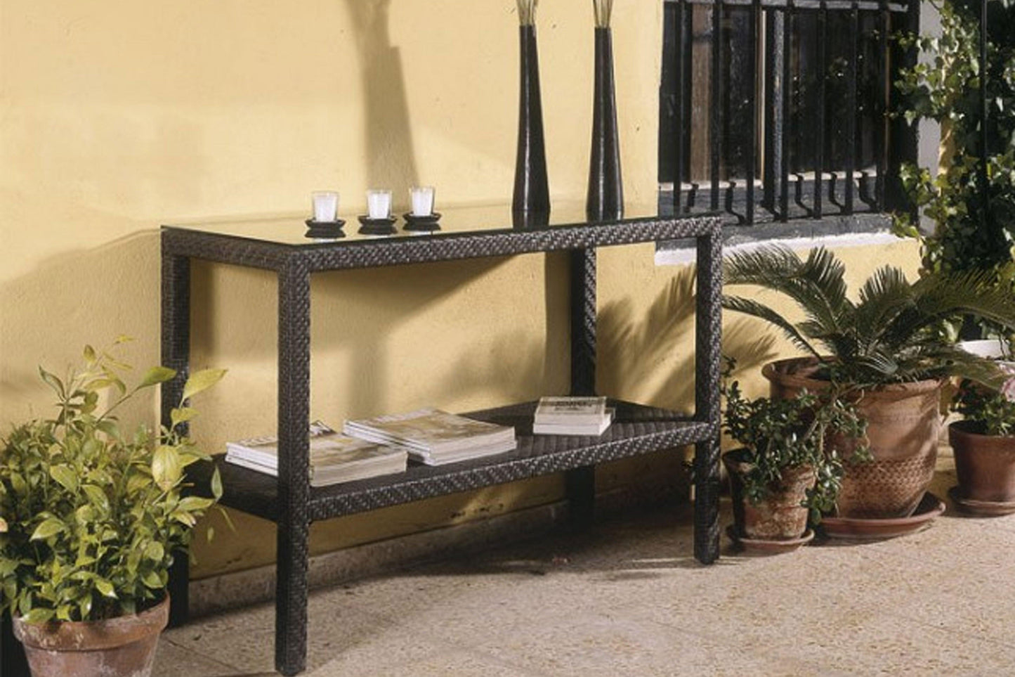 Atlantis Patio Console SKU: 903-9226-JBP - Venini Furniture 