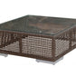 Atlantis Patio Coffee Table in Rehau Fiber - Venini Furniture 