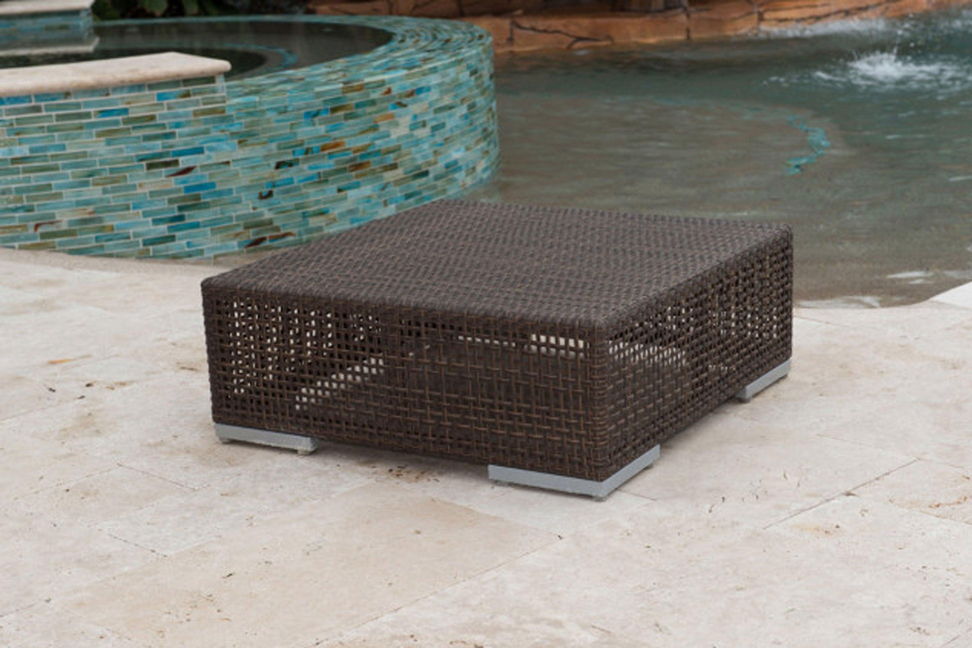 Atlantis Patio Coffee Table in Rehau Fiber - Venini Furniture 