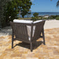 Poolside Corner w/off-white cushion SKU: PJO-2701-GRY-C - Venini Furniture 