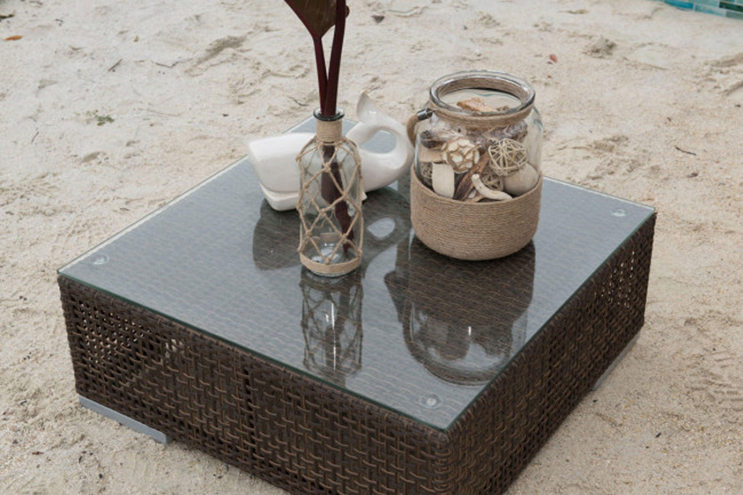 Atlantis Patio Coffee Table in Rehau Fiber - Venini Furniture 