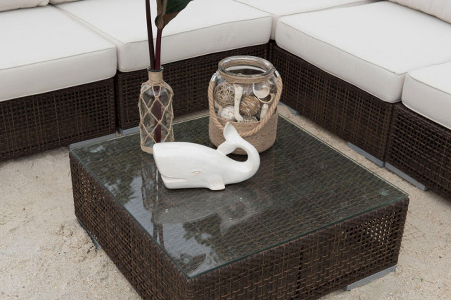 Atlantis Patio Coffee Table in Rehau Fiber - Venini Furniture 