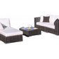 Atlantis 5 PC Sectional Set Deep Seating Set - Venini Furniture 