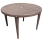 Atlantis Patio Woven Round 47" Table SKU: 903-3303-JBP - Venini Furniture 