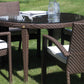 Atlantis Patio Woven Round 47" Table SKU: 903-3303-JBP - Venini Furniture 