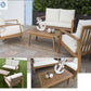 Belize 4 PC Seating Set w/beige cushions SKU: PJO-3102-NAT-4PC - Venini Furniture 