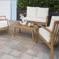 Belize 4 PC Seating Set w/beige cushions SKU: PJO-3102-NAT-4PC - Venini Furniture 