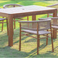 Corsica 7 PC Dining Set SKU: PJO-3401-ACA-7DA - Venini Furniture 