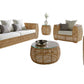 Sumatra 5 PC Seating Set w/beige cushions - Venini Furniture 