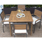 Boca Grande 5 PC Dining Set SKU: PJO-3201-GRY-5DA - Venini Furniture 