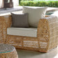 Sumatra Lounge Chair w/beige cushion - Venini Furniture 