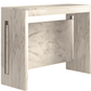 Perugia Expandable Console Table White Marbled Model TC-540B-CA - Venini Furniture 