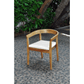 Bali Teak Dining Armchair SKU: PJO-3601-NAT-AC - Venini Furniture 