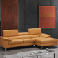 A973b Premium Leather Sectional in Freesia - Venini Furniture 