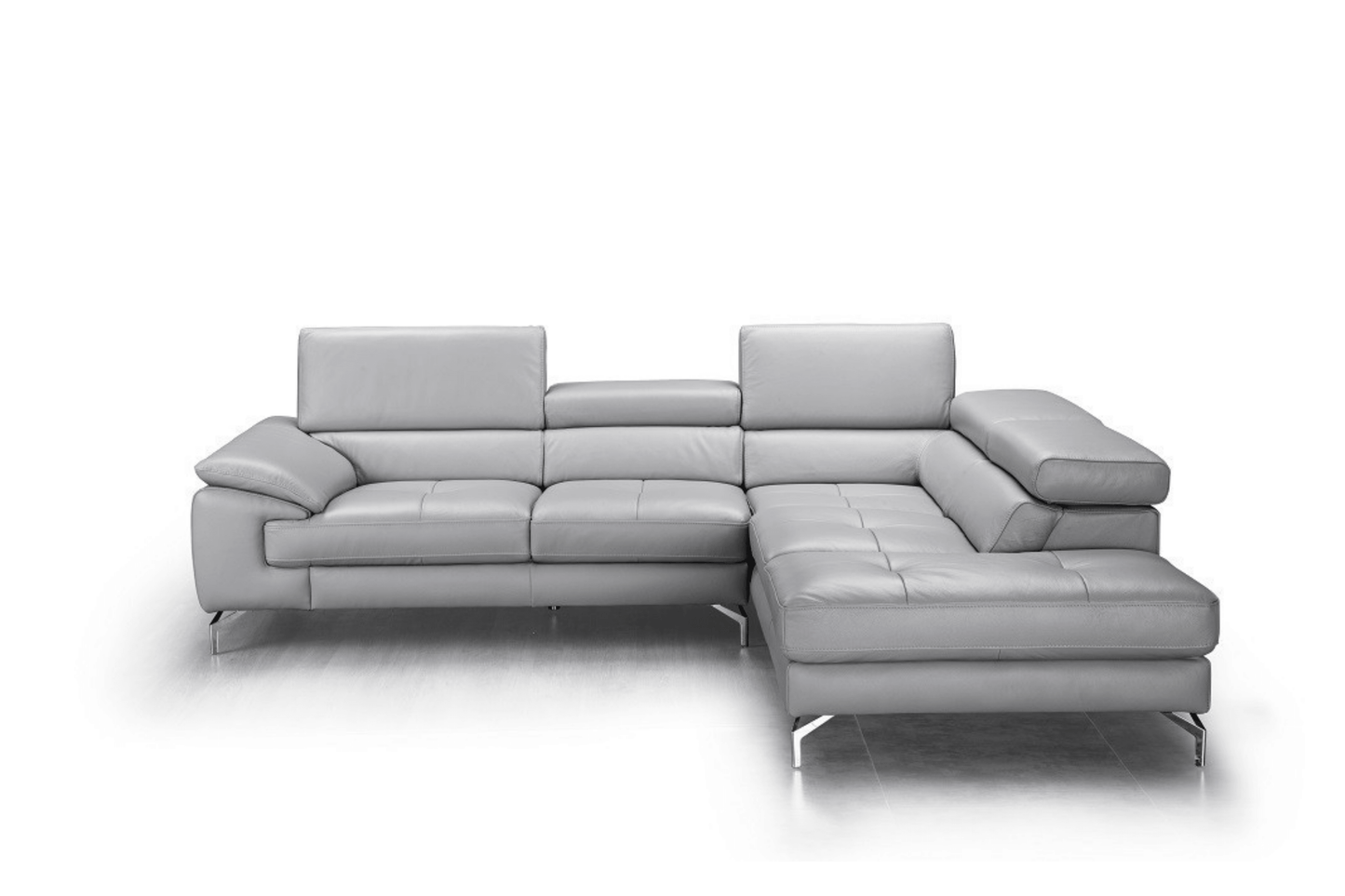 Olivia Premium Leather Sectional - Venini Furniture 