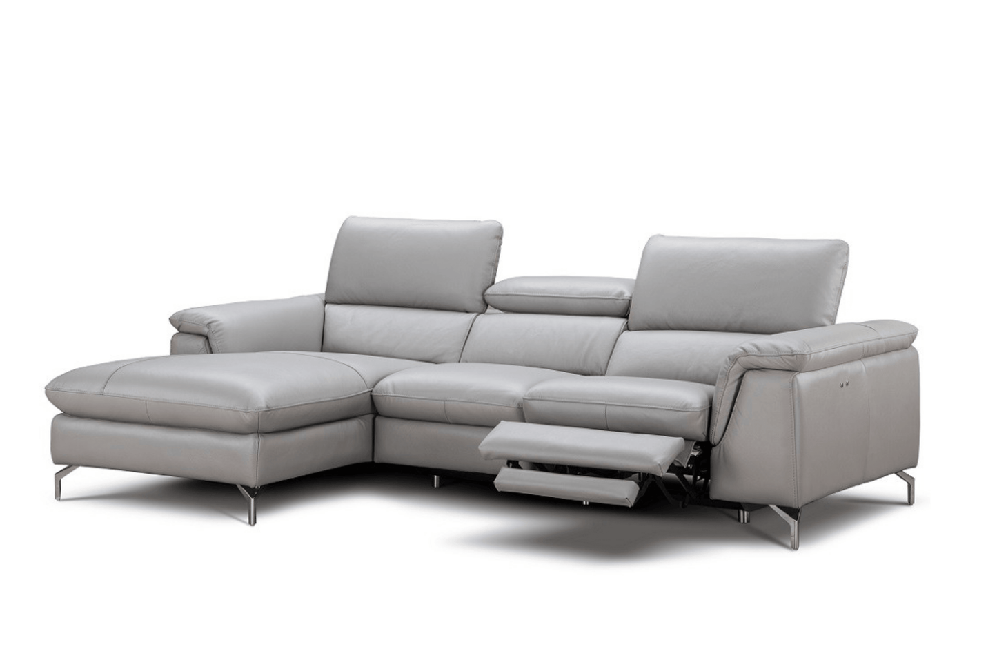 Serena Premium Leather Sectional - Venini Furniture 