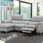 Serena Premium Leather Sectional - Venini Furniture 