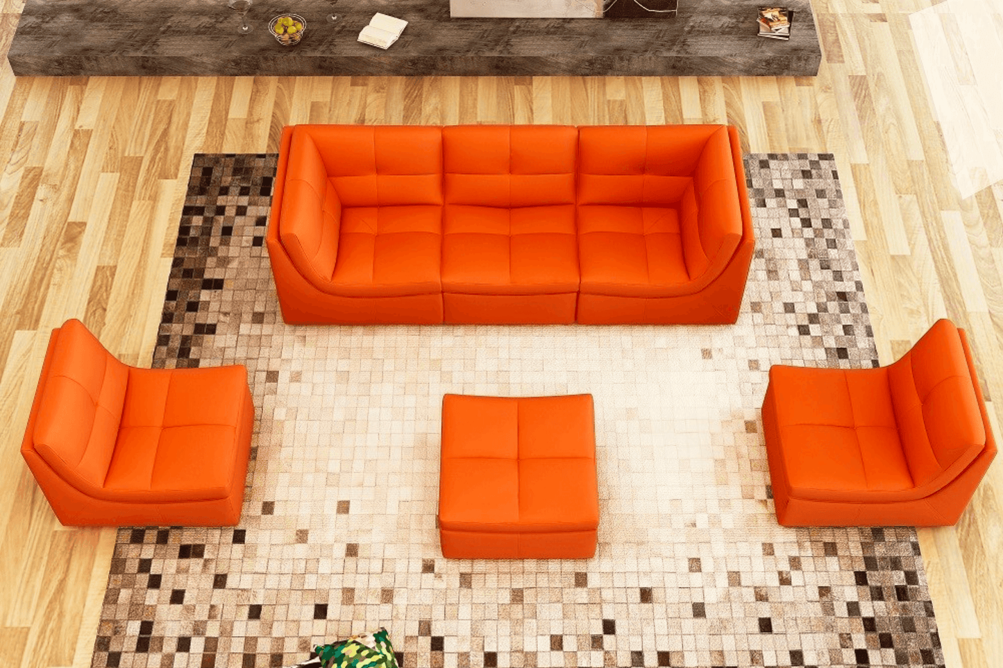 Lego 6pc Set In Pumpkin - Venini Furniture 