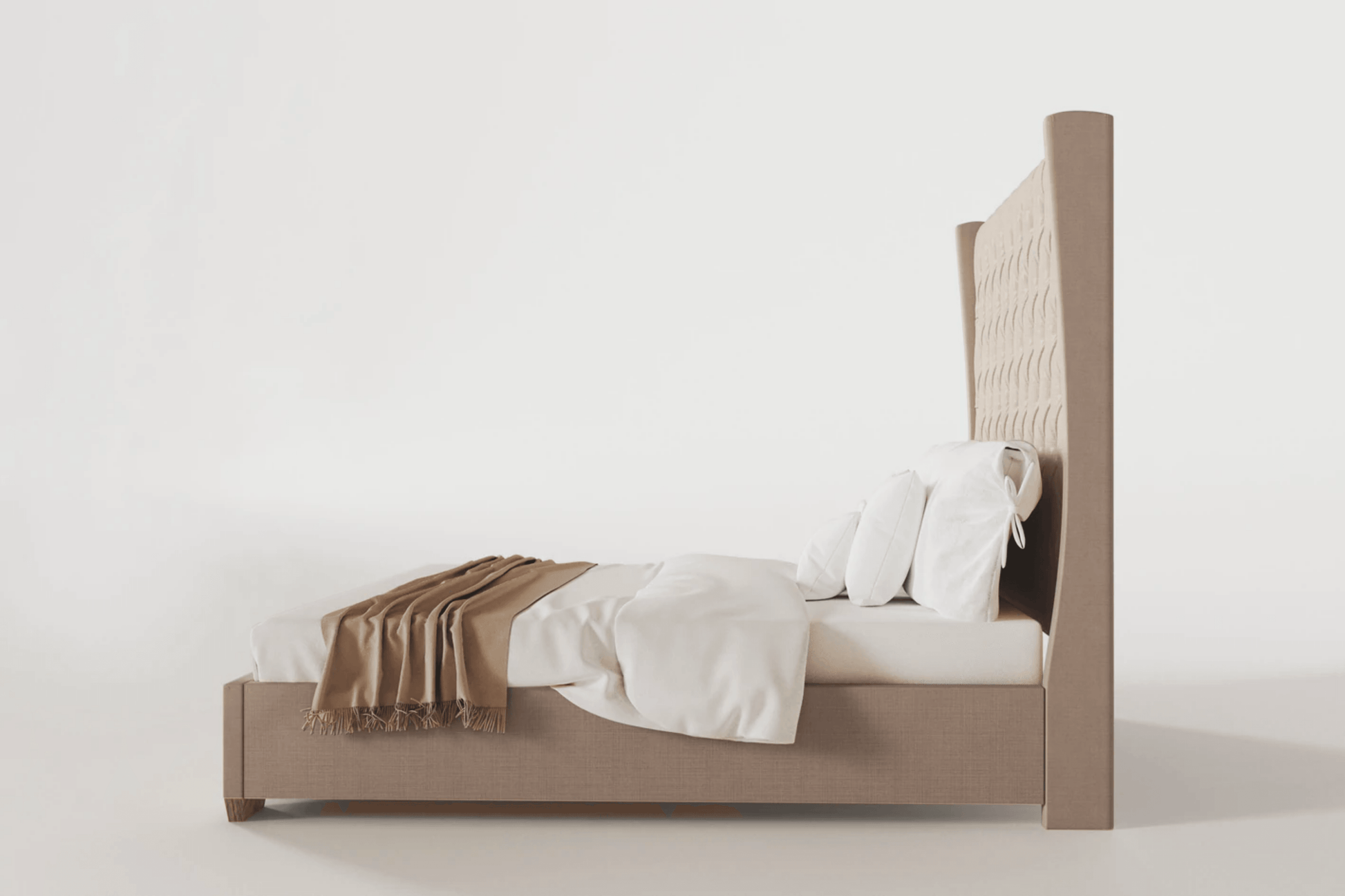 This impressively styled bed makes a bold yet fashionable statement