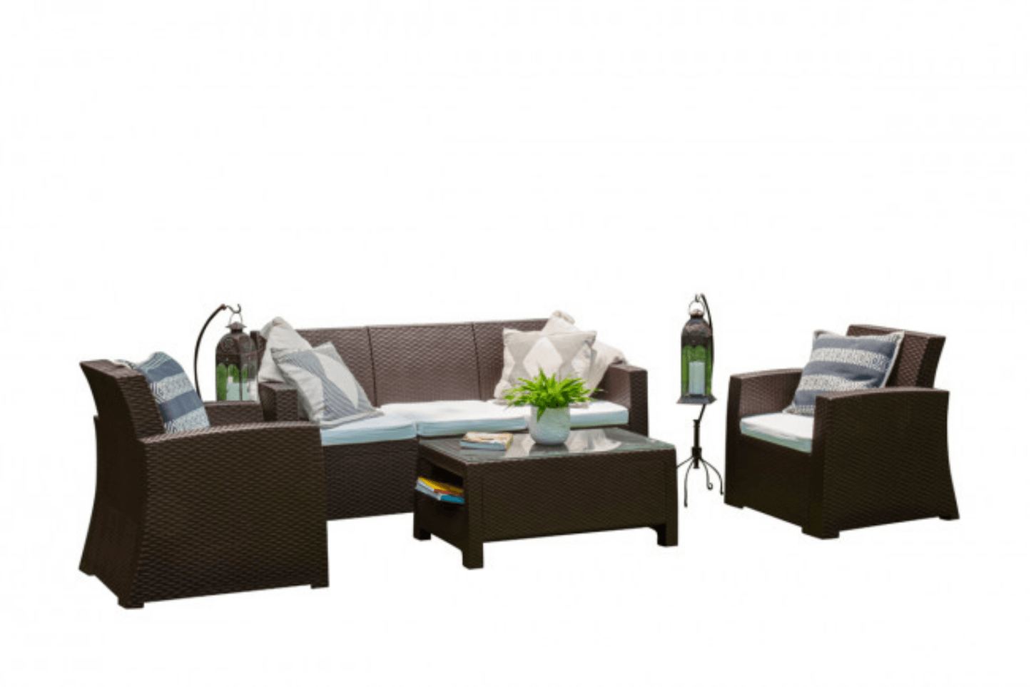 Plastique 4 PC Seating Set SKU: PRP-113-CHO-4PS - Venini Furniture 