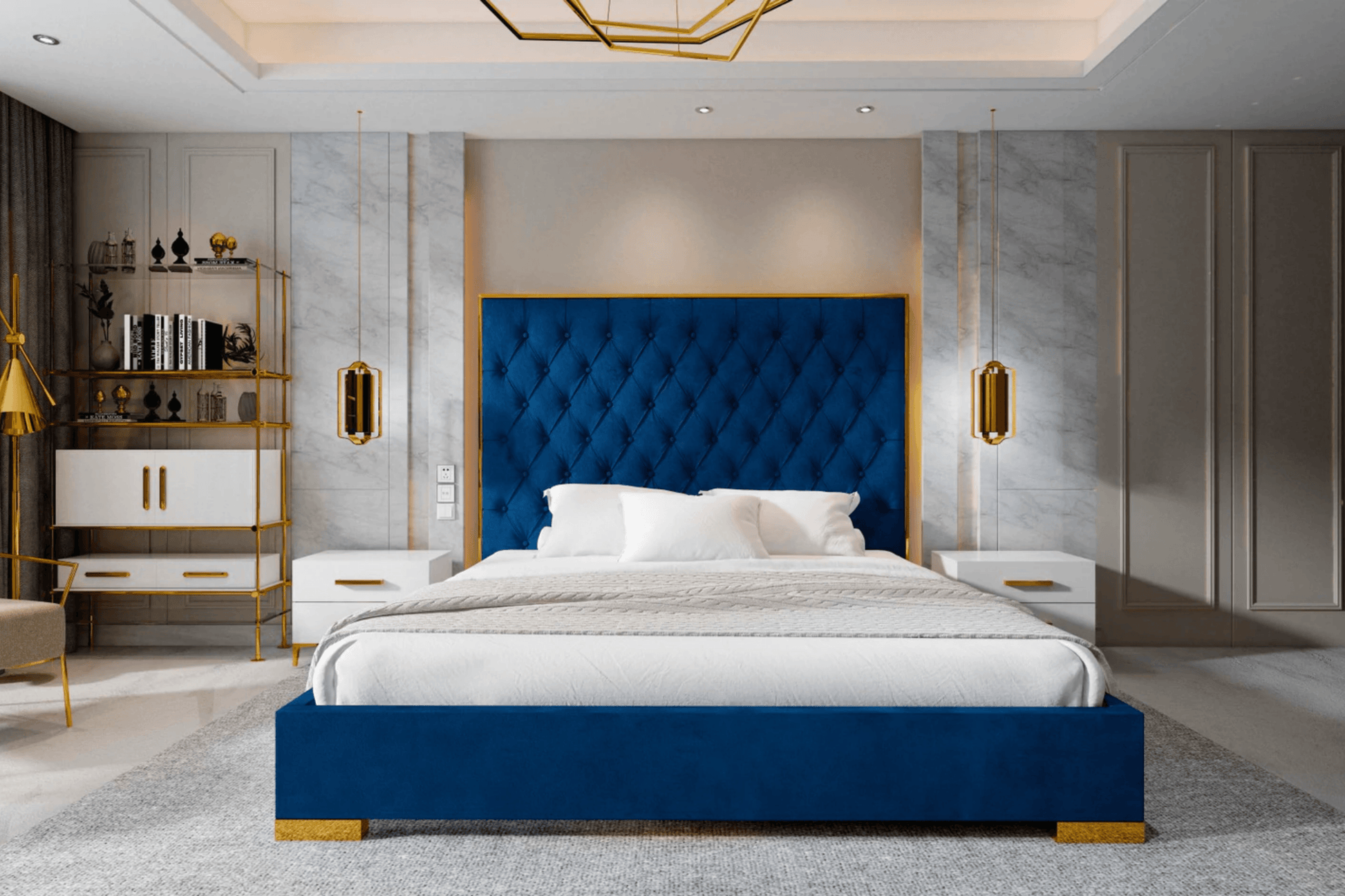 Venecia Bedroom Bed - Venini Furniture 