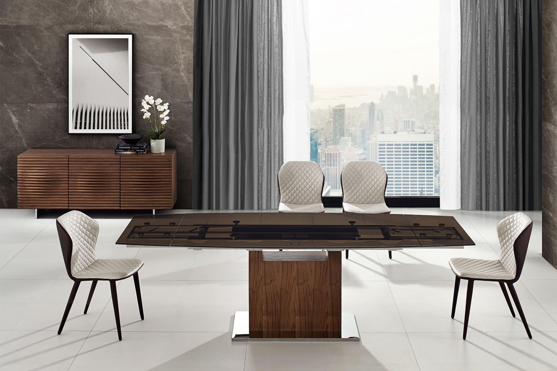 Olivia Dining Table Model TC-MT03 - Venini Furniture 