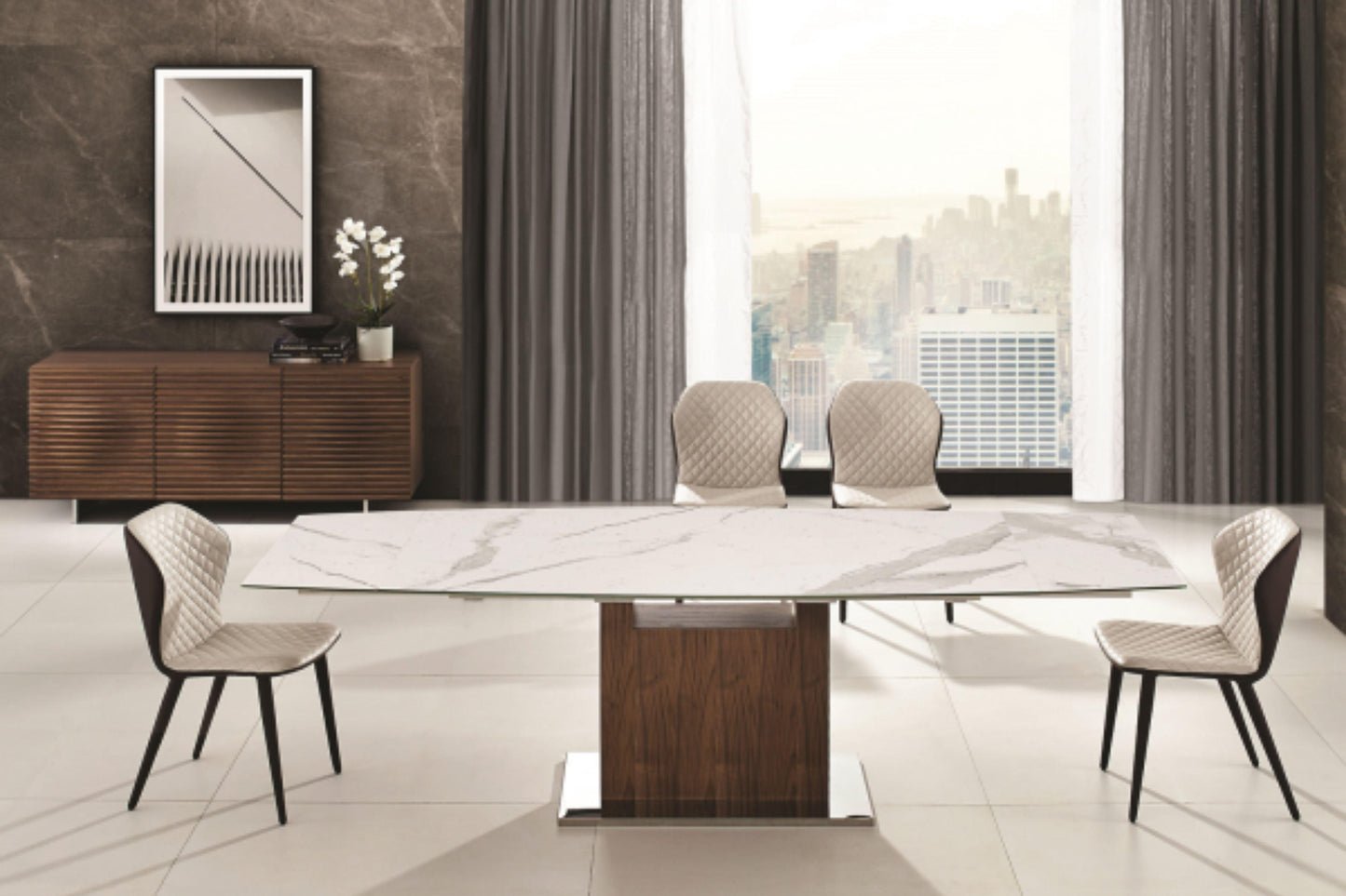 Olivia Dining Table Model TC-MT03 - Venini Furniture 