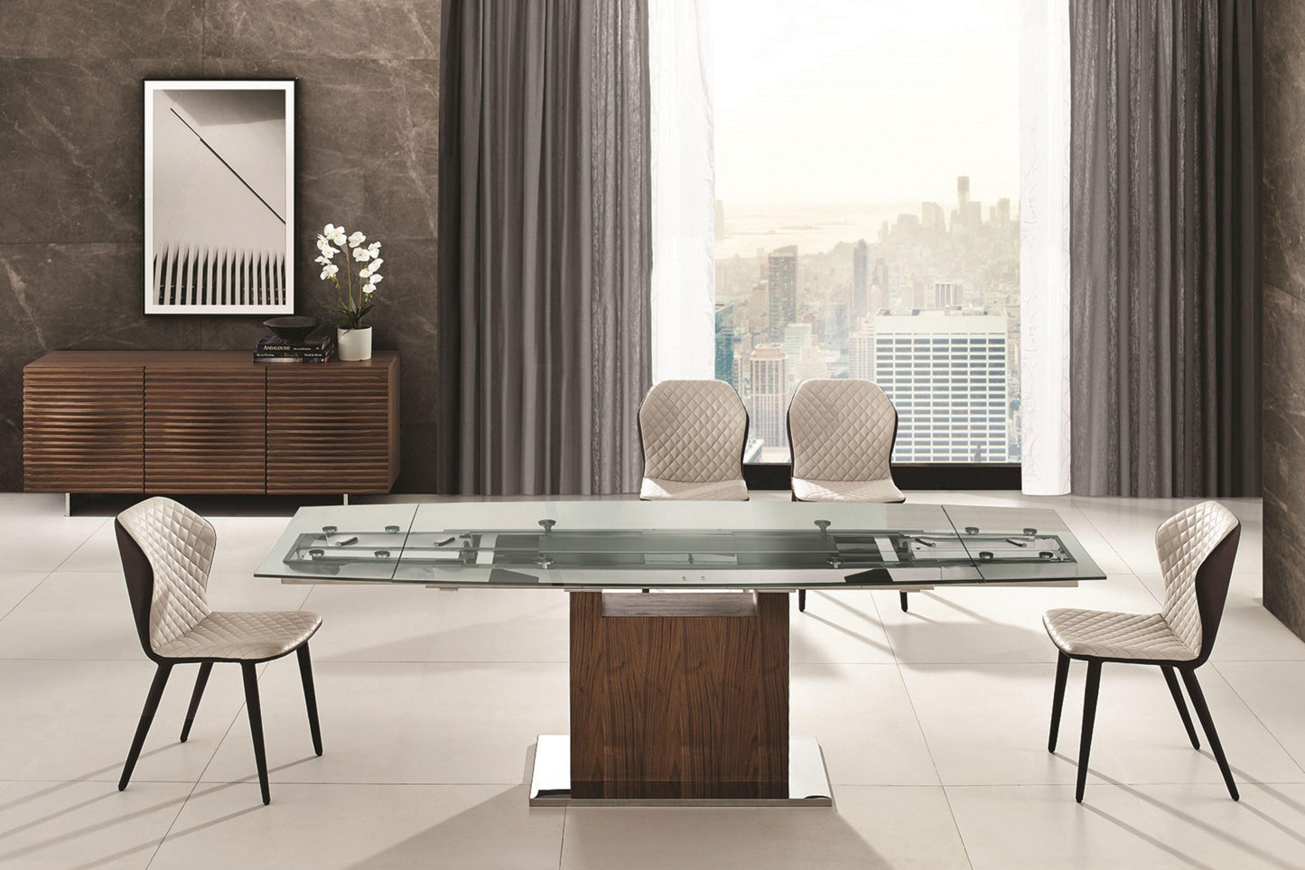 Olivia Dining Table Model TC-MT03 - Venini Furniture 