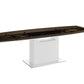 Olivia motorized dining table with white base - Venini Furniture 