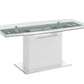 Olivia motorized dining table with white base - Venini Furniture 