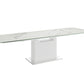 Olivia motorized dining table with white base - Venini Furniture 