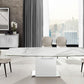 Olivia motorized dining table with white base - Venini Furniture 