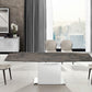 Olivia motorized dining table with white base - Venini Furniture 