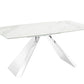 Stanza Dining Table with Polished Stainless Steel Model TC-MT04 - Venini Furniture 