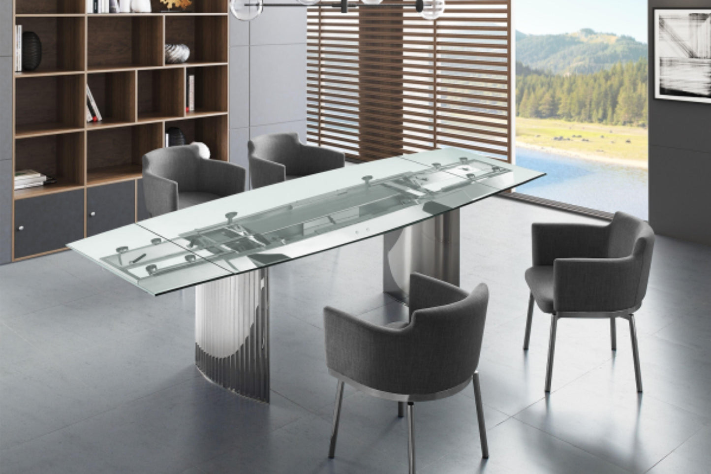 Allegra Dining Table Model TC-MT06 - Venini Furniture 