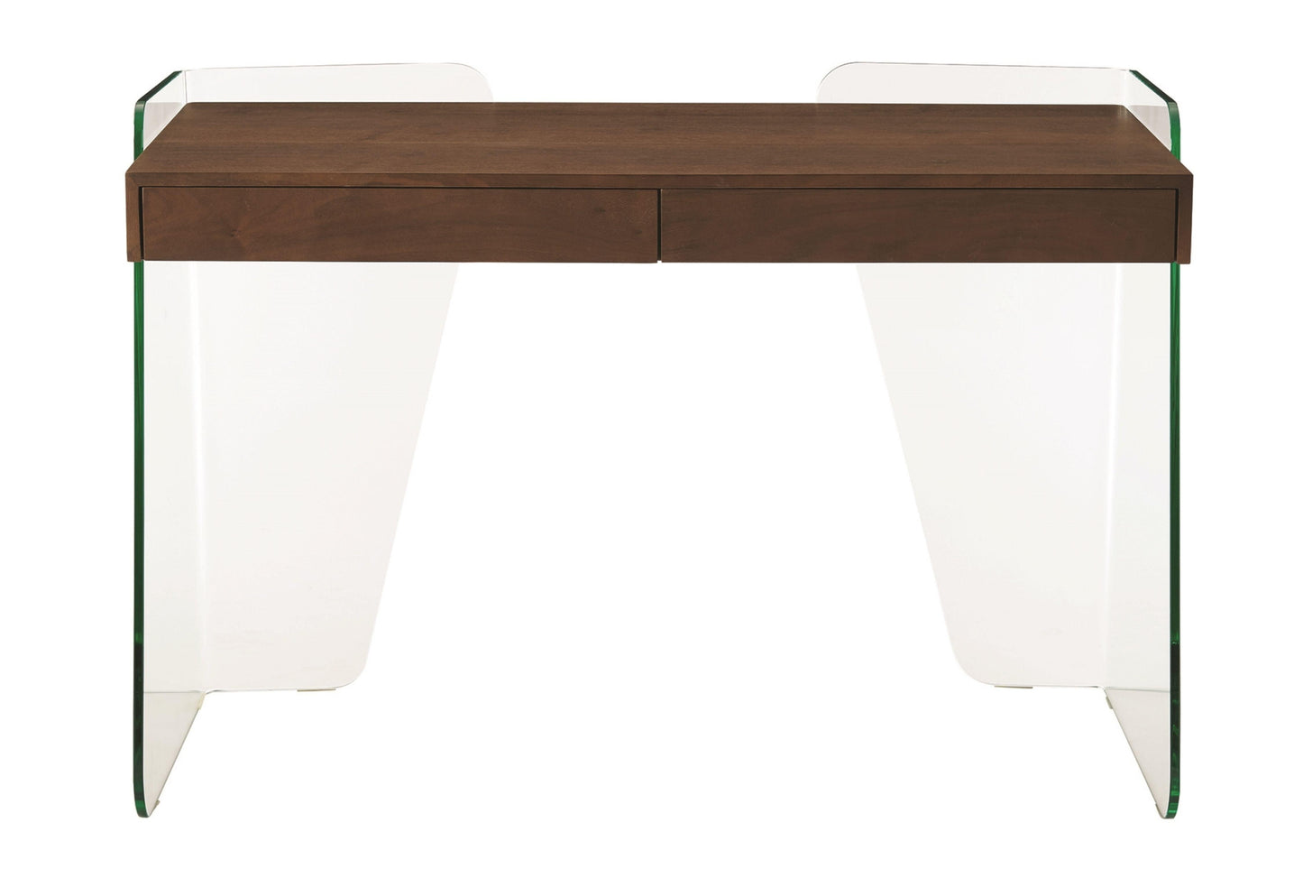 Archie Office Desk Walnut and White Model CB-786GR - Venini Furniture 