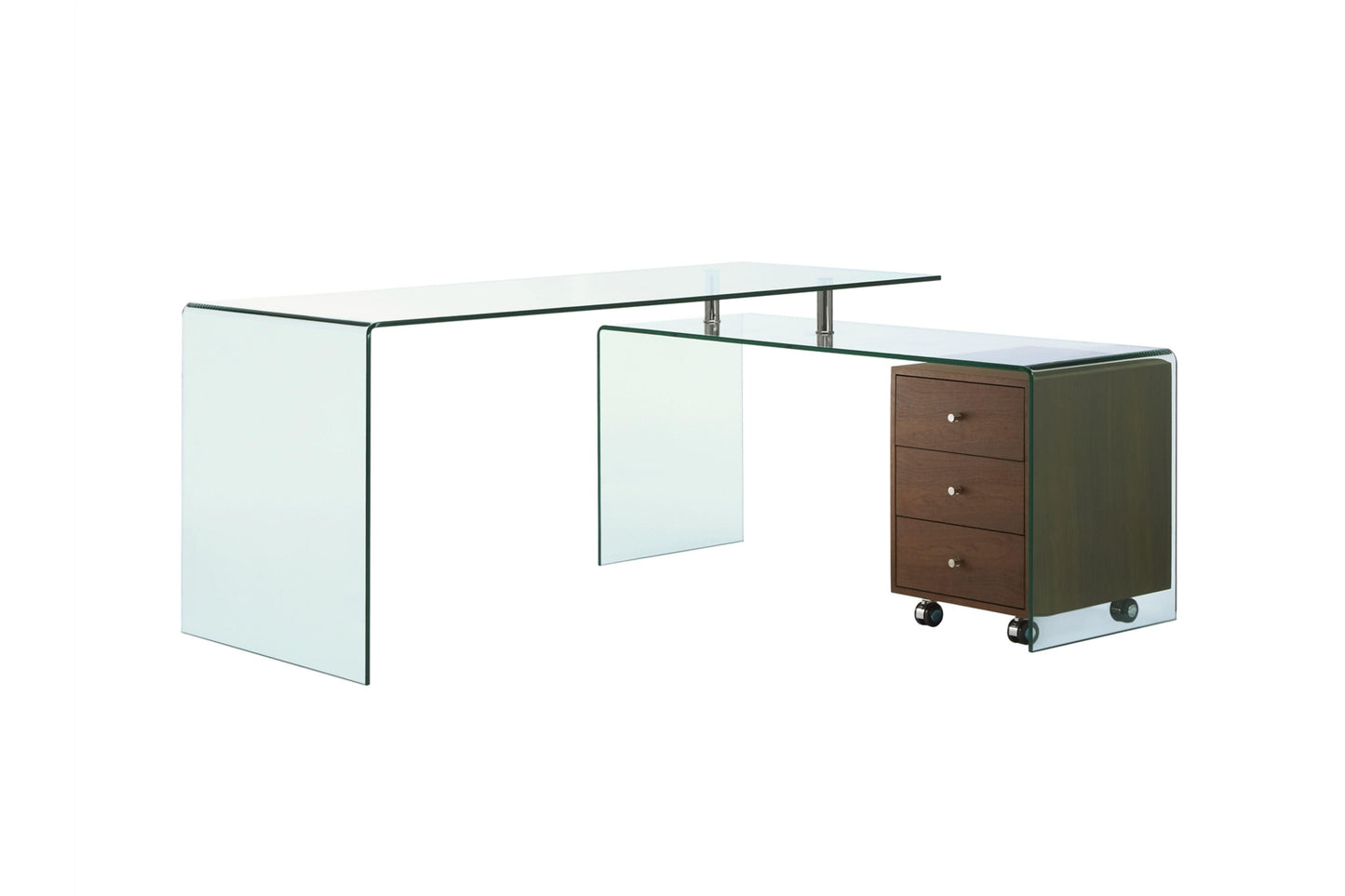 Rio office desk clear Model CB-1109-DESK - Venini Furniture 