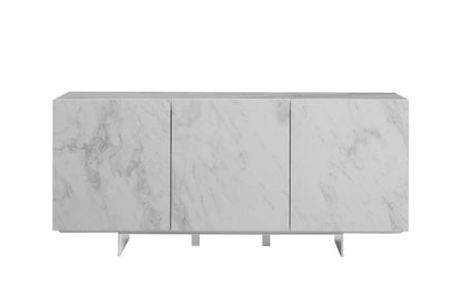 Stone Buffet-Server Model CB-34WH - Venini Furniture 