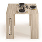 Erika Expandable Console Table Model TC-540B-BM - Venini Furniture 