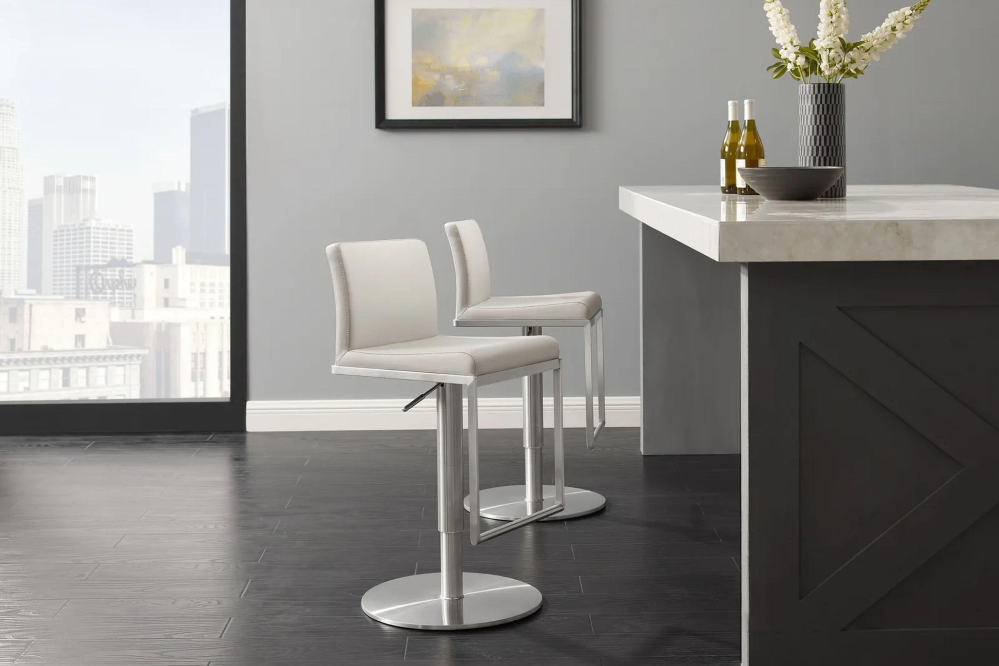 Venetian Bar Stool Model CB-C102W - Venini Furniture 