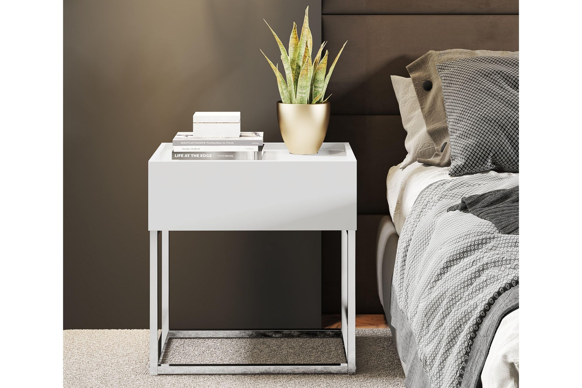 Noa Nightstand Model KD-B160 - Venini Furniture 