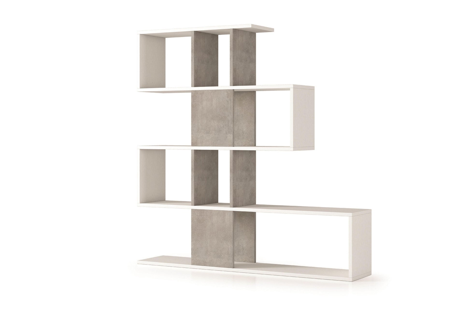 Time Bookcase Model KD-I20WO - Venini Furniture 