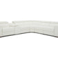 Picasso 6Pc Motion Sectional In White - Venini Furniture 